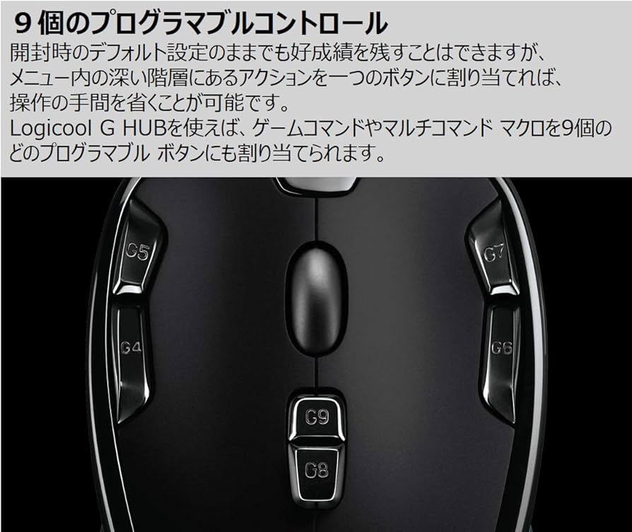 Amazon | Logitech ゲーミングマウス ロジテック G300S 左右対称
