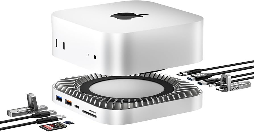 Amazon | Mac Mini M4 対応ハブ RayCue USB-Cハブ 10-in-1 -NVMe SSD
