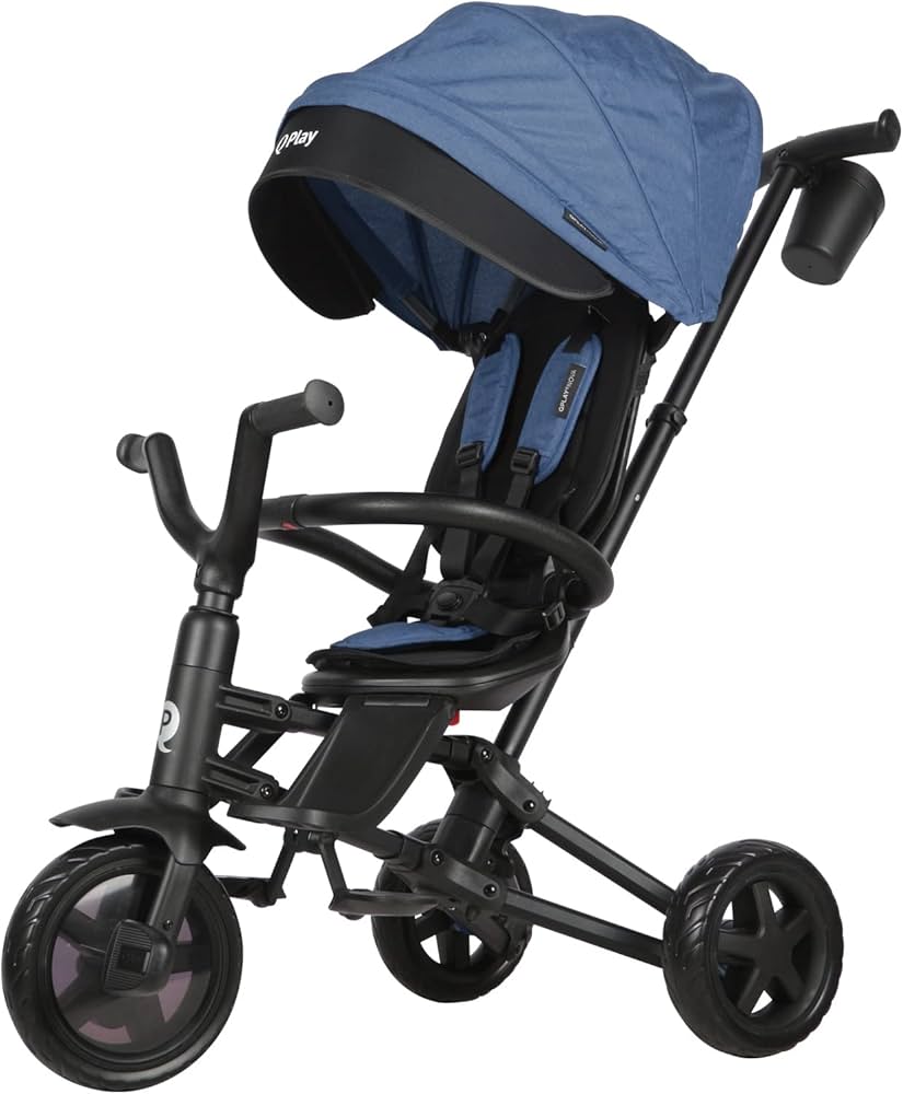 Amazon.co.jp: かじとり 折りたたみ 三輪車 [Q Play NOVA] ペダル