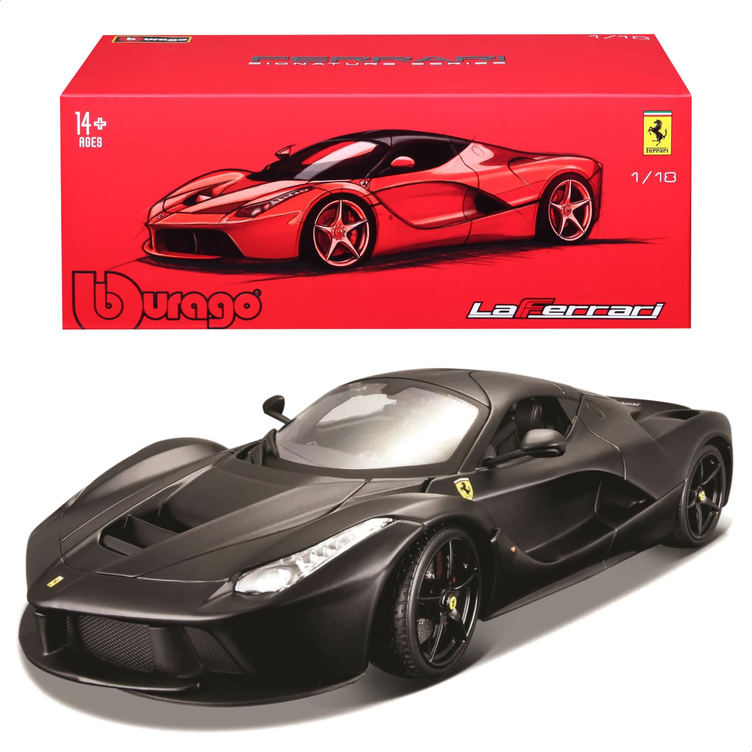 Amazon | Bburago 1/18 シグニチャー シリーズフェラーリ ラ