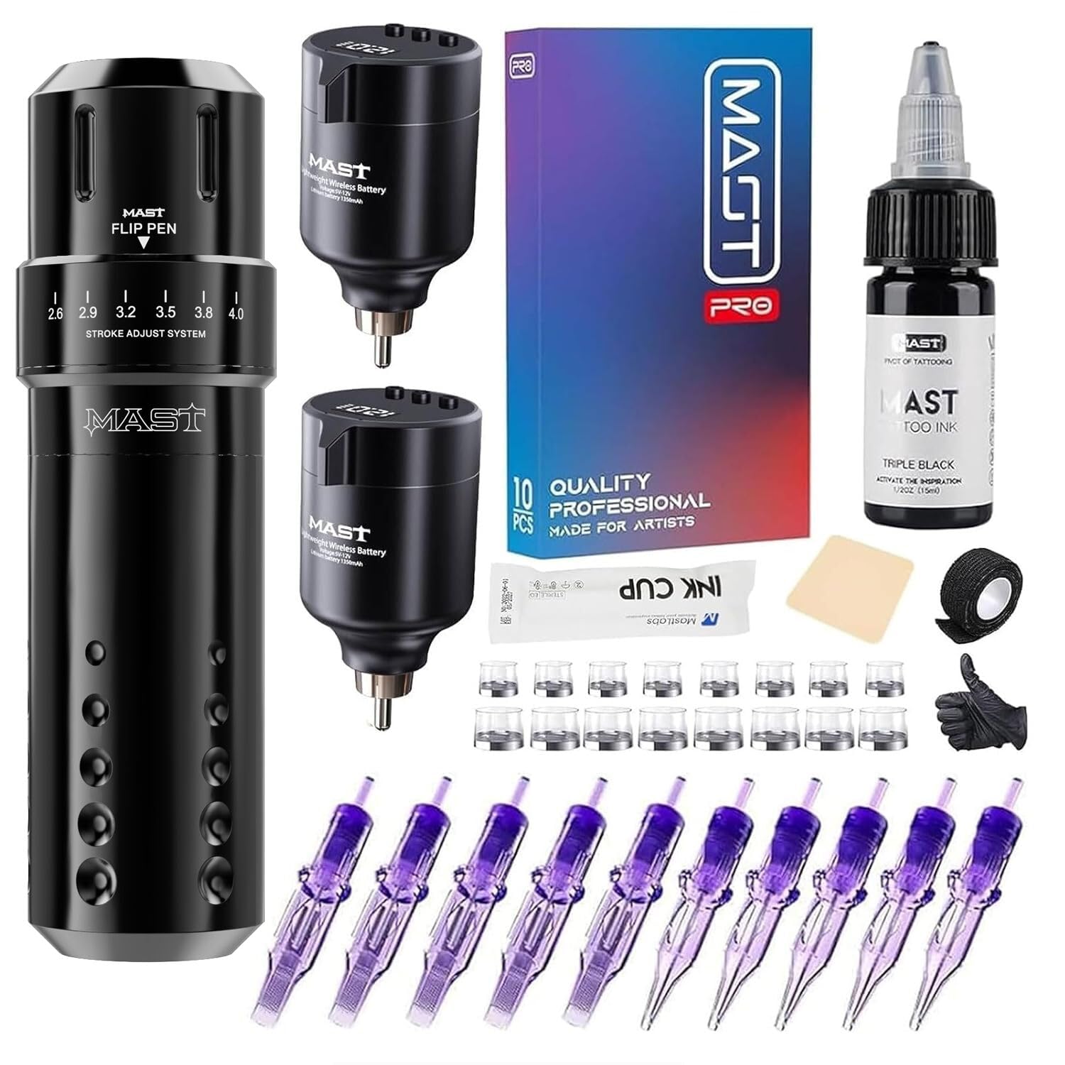 Mast Tattoo Maschine Set Mast Flip Tattoo Pen maschine Rotary