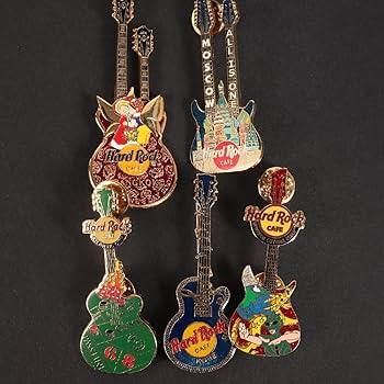 Amazon | ハードロックカフェ ピンバッジ ピンズ ギター 10個 まとめ