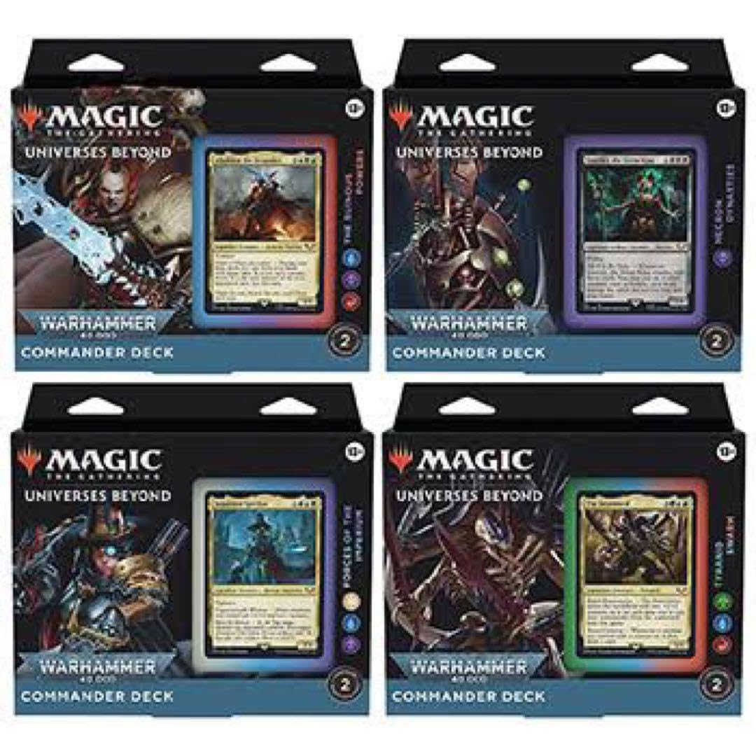 Amazon.co.jp: MTG 統率者デッキ:ウォーハンマー40000 英語版 4種