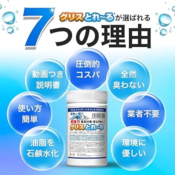 Amazon.co.jp: グリストラップ 洗剤 グリスとれーる 業務用 掃除 悪臭