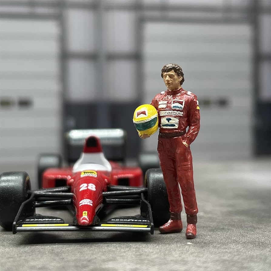 Amazon.co.jp: 1/64スケールフィギュアクラシックF1ドライバーAyrton