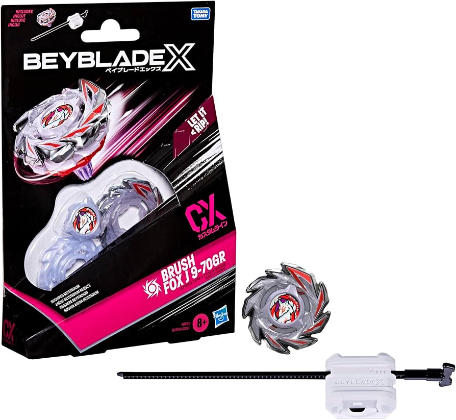 Hasbro Beyblade Brush Fox J 9-70GR CX Starter Pack Spinning Top