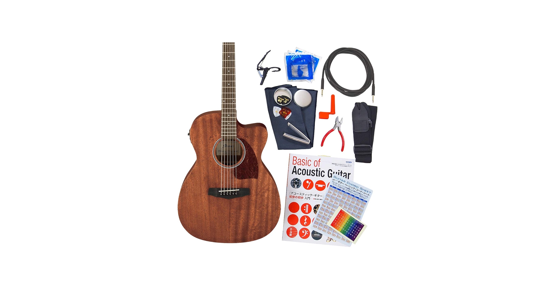 Amazon | アイバニーズ Ibanez PC12MHCE エレアコ 初心者セット アコギ
