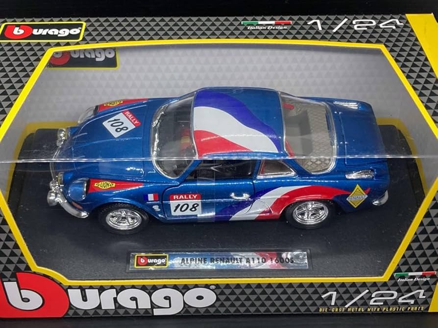Amazon | ブラーゴ 1/24 アルピーヌ ルノー A110 1600S ミニカー