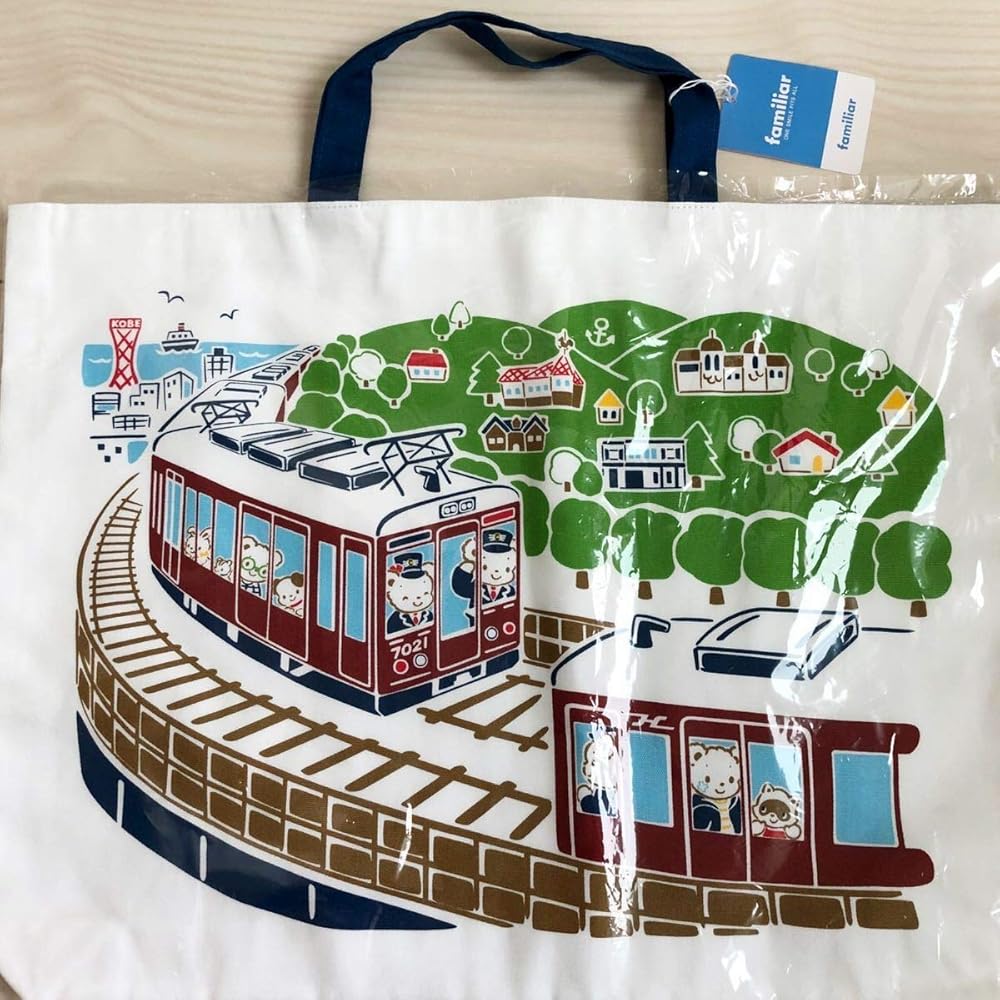 Amazon | ファミリア 阪急電車 コラボ レッスンバッグ トートバッグ 2