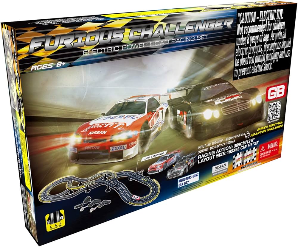 Amazon.com: Golden Bright: Exciting Electric Race Set with Speed