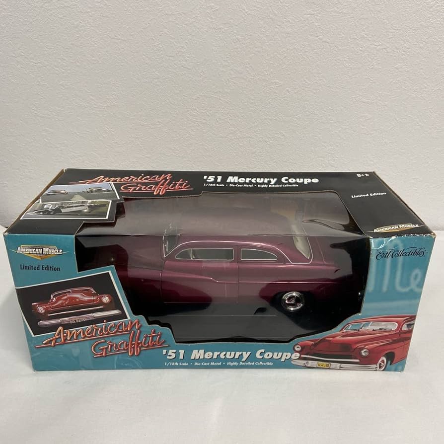 Amazon | 限定版 Ertl American Graffiti 1/18 Mercury Coupe 1951年