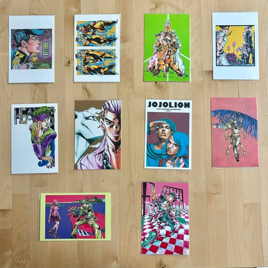 Amazon.co.jp: JoJo's Bizarre Adventure Postcard Set of 10 : Office