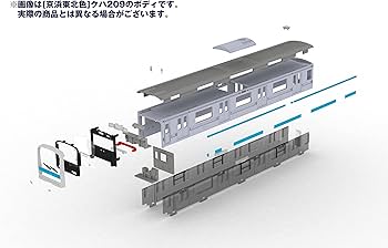 Amazon | PLUM Plakit-Extra 1/80 JR東日本209系 直流電車タイプ 京浜