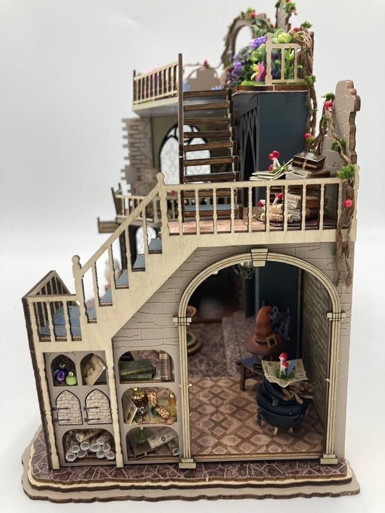 Amazon.co.jp: ドールハウス完成品 ミニチュアハウス ドールハウス