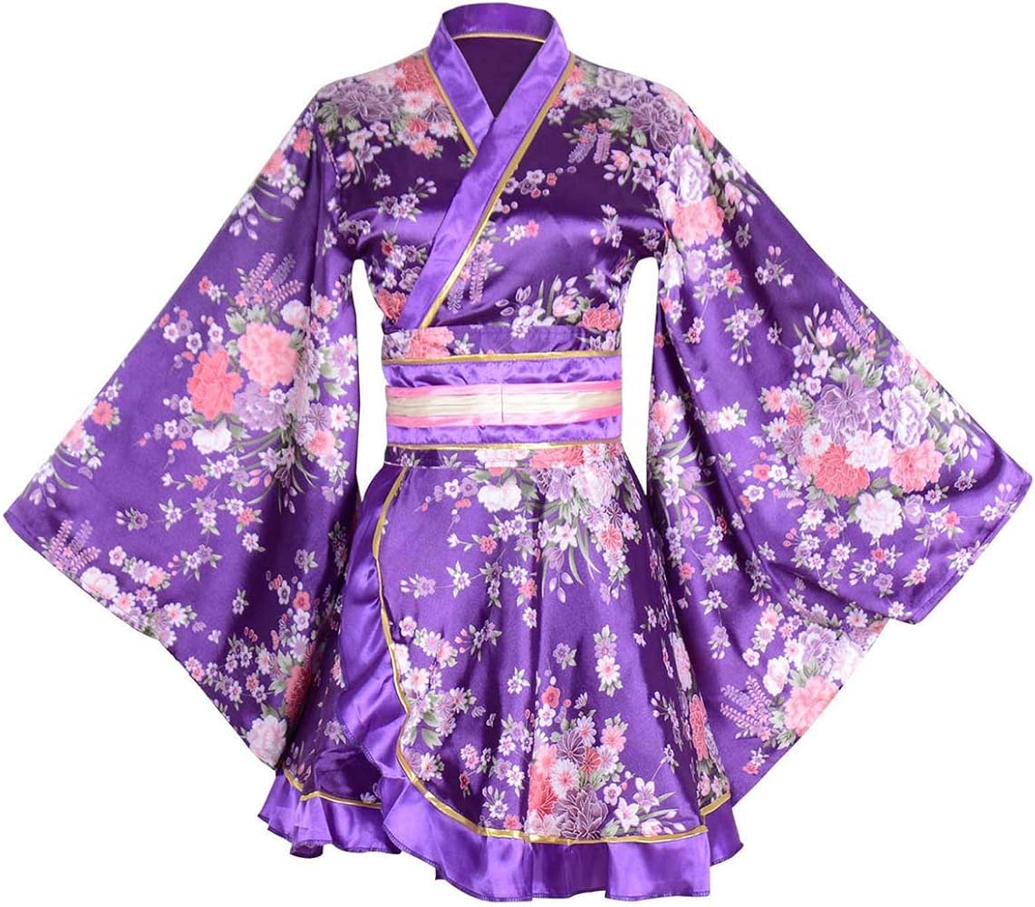 Amazon.co.jp: Joel Ding's Store セクシー 着物ドレス 花魁 コスプレ