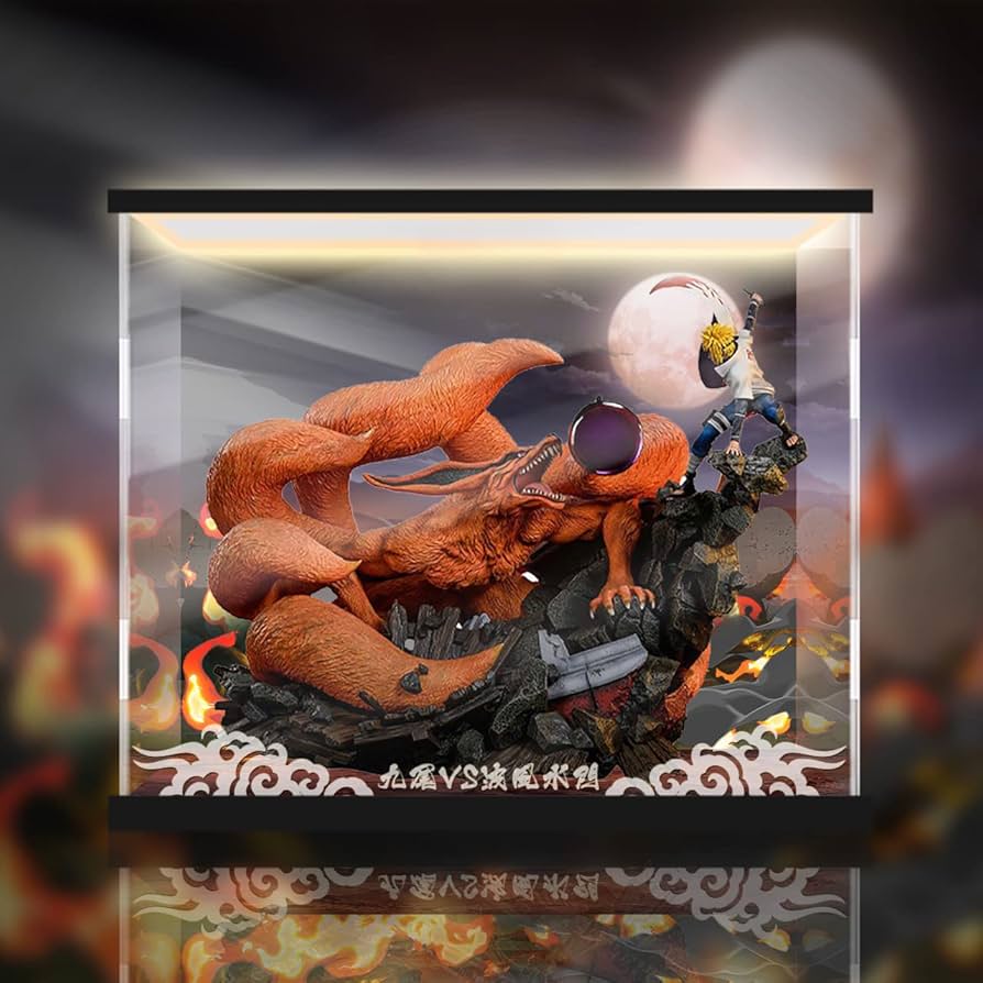 Amazon.co.jp: ナルト 波風ミナト vs 九尾 九喇嘛 HEX Collectibles