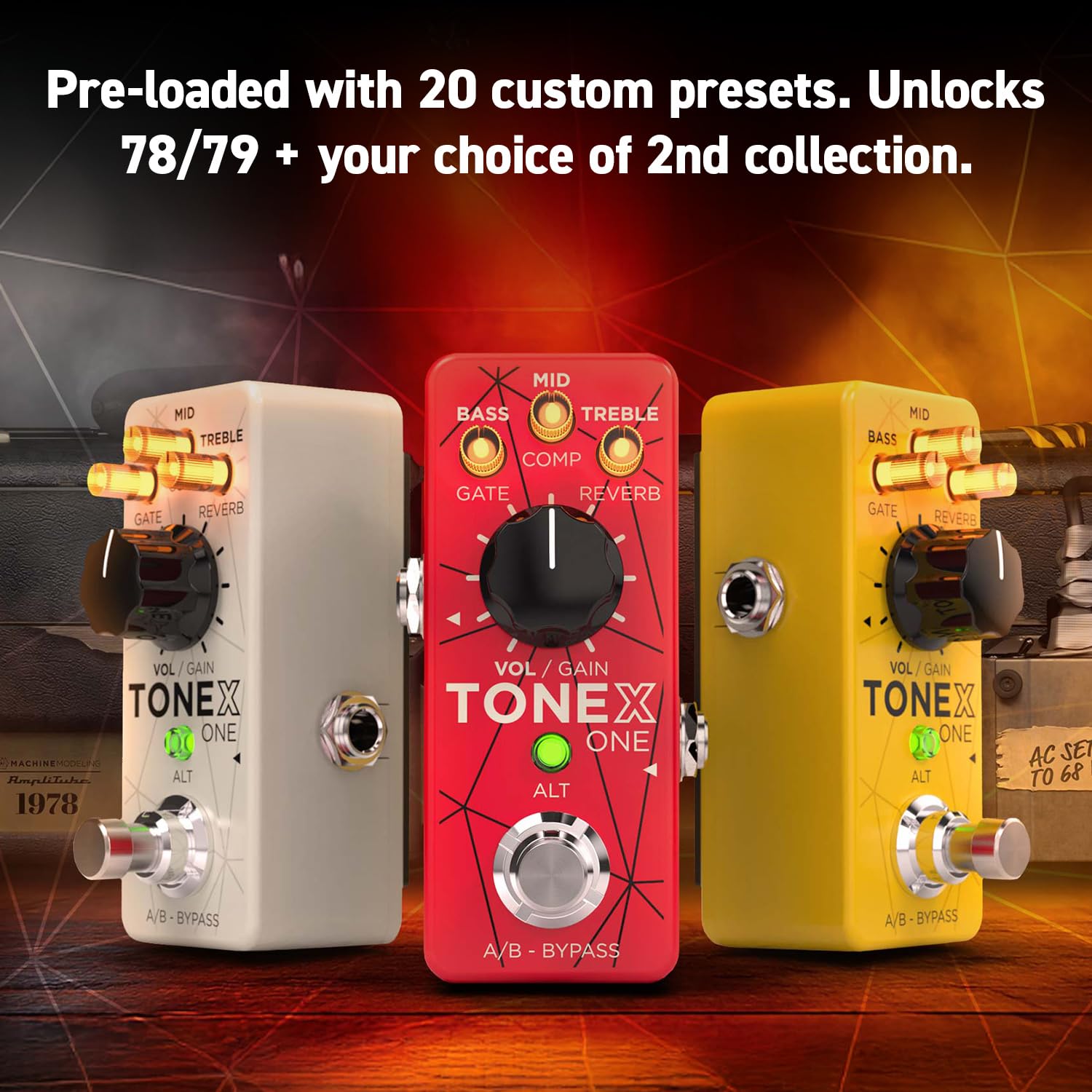 IK Multimedia TONEX ONE Brown Sound Red Limited Edition Guitar