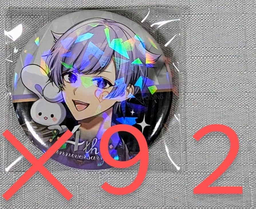 Amazon.co.jp: いれいす 初兎 缶バッジ 4周年記念キービジュアル 等身