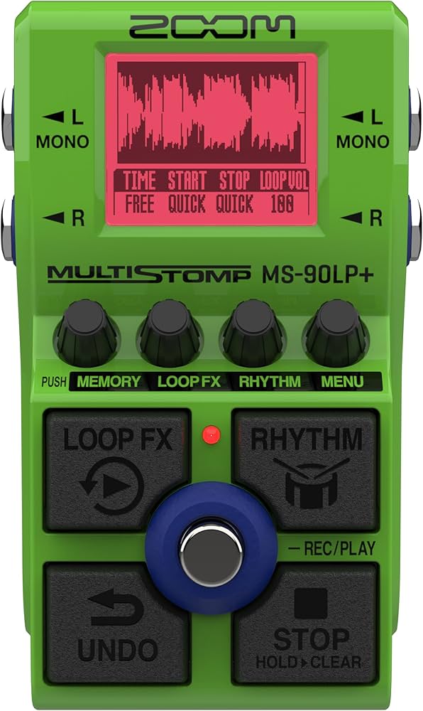 Amazon.com: Zoom MS-90LP+ MultiStomp Guitar Pedal, 32-Bit Float