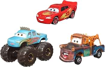 Amazon.co.jp: Mattel ディズニー ピクサー カーズ レーサー 3個パック