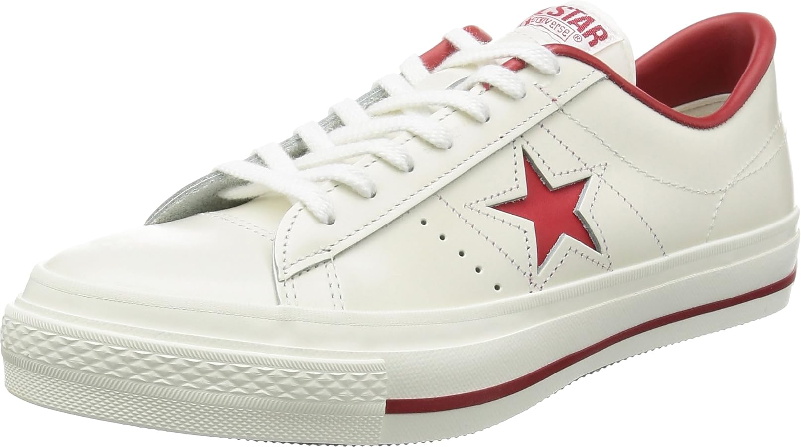 Amazon.co.jp: [CONVERSE(コンバース)] ONE STAR J - WHT/RED 25.5 cm