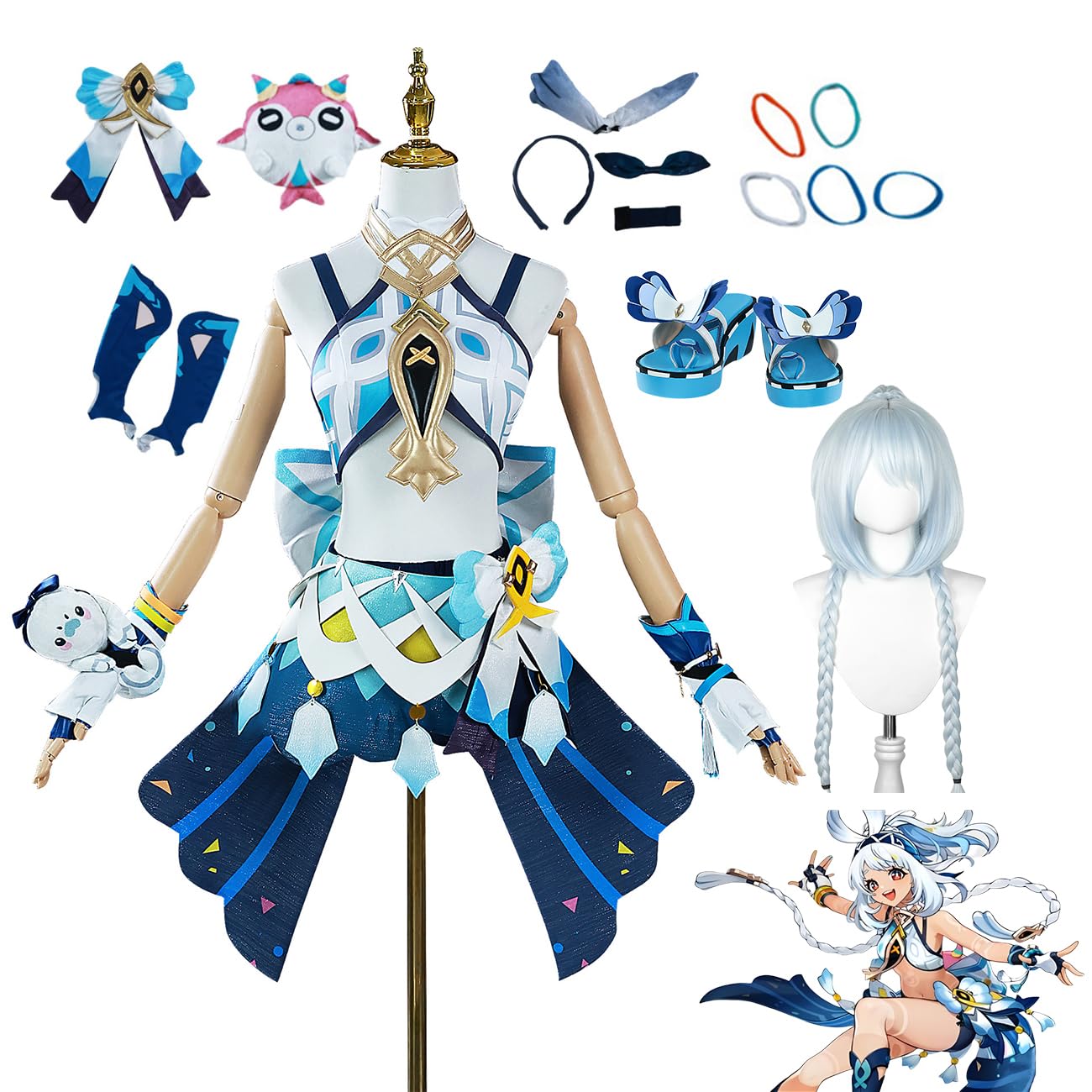 Amazon.co.jp: [HAOJEE]原神コスプレ げんしんコスプレムアラニ