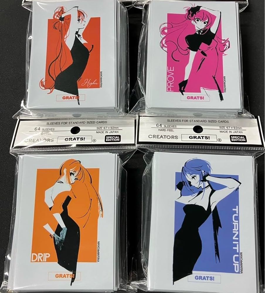 Amazon.co.jp: GRATS グラッツ カードスリーブ まのでまりな 4種セット