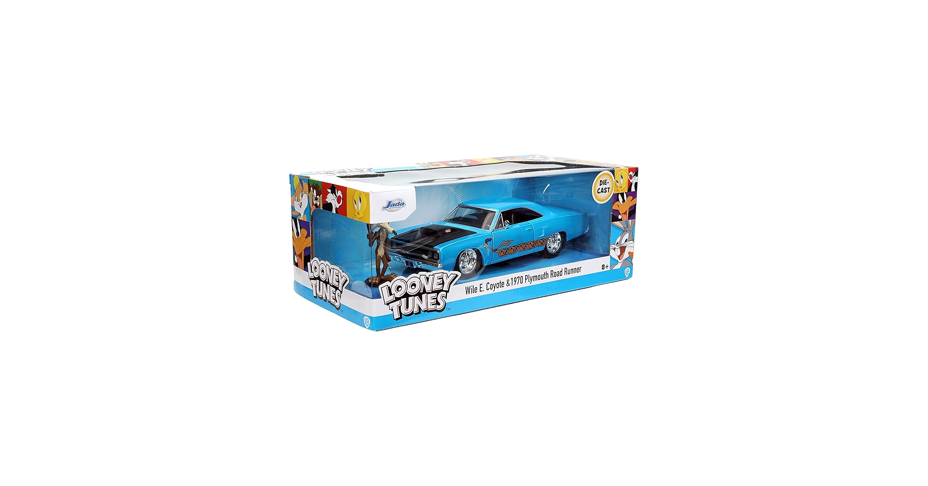 Amazon.com: Jada Wile E Coyote & 1970 Plymouth Road Runner, Looney