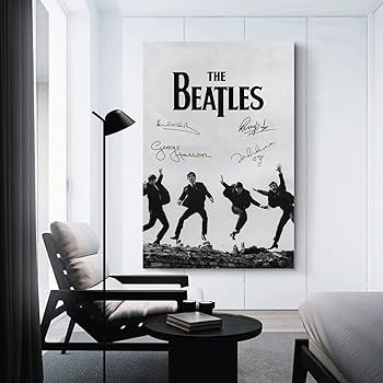 Amazon.co.jp: NJYXART ビートルズポスター ビンテージミュージック