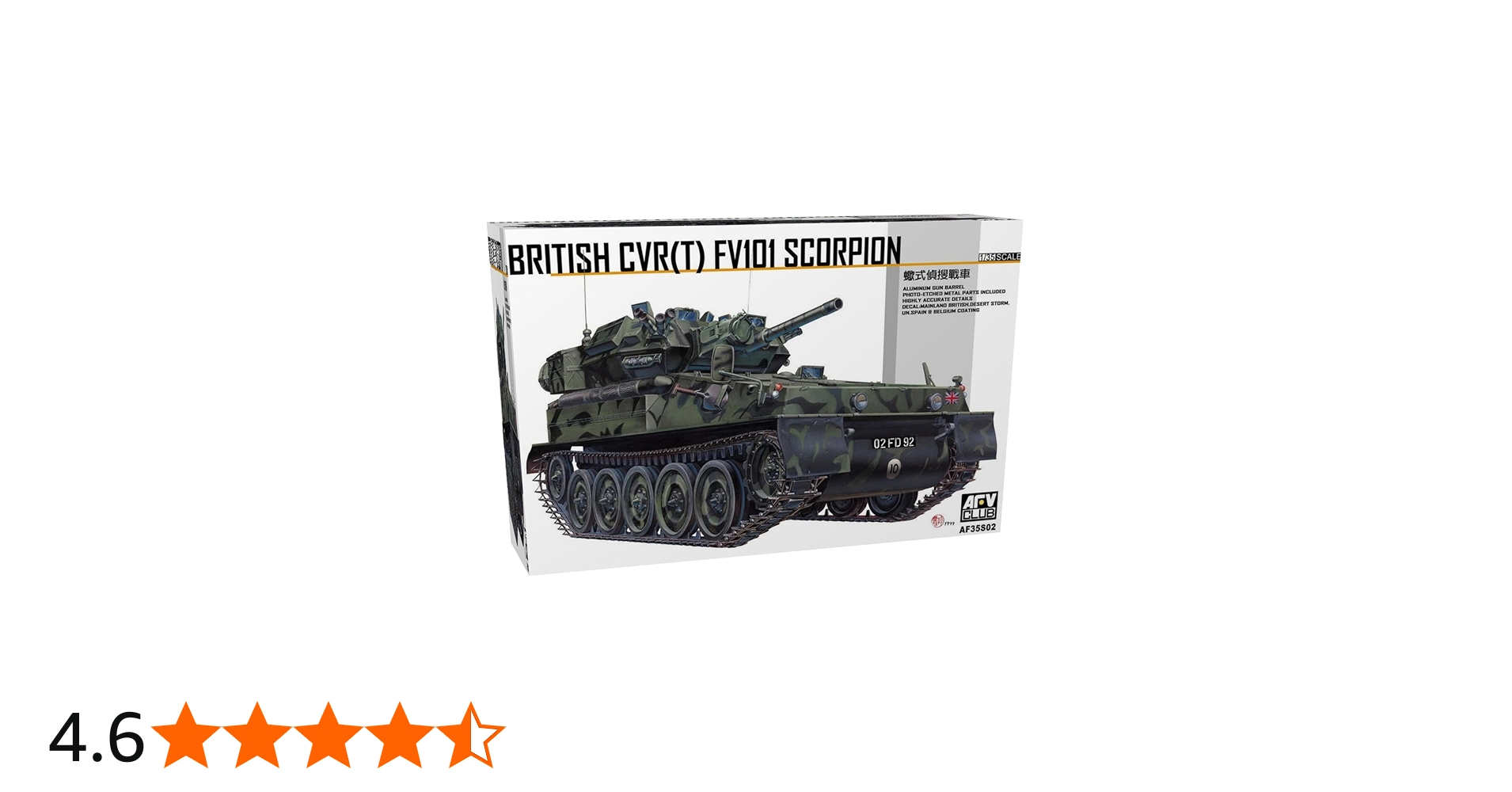 Amazon | AFVクラブ 1/35 FV101 スコーピオン 偵察戦車 プラモデル