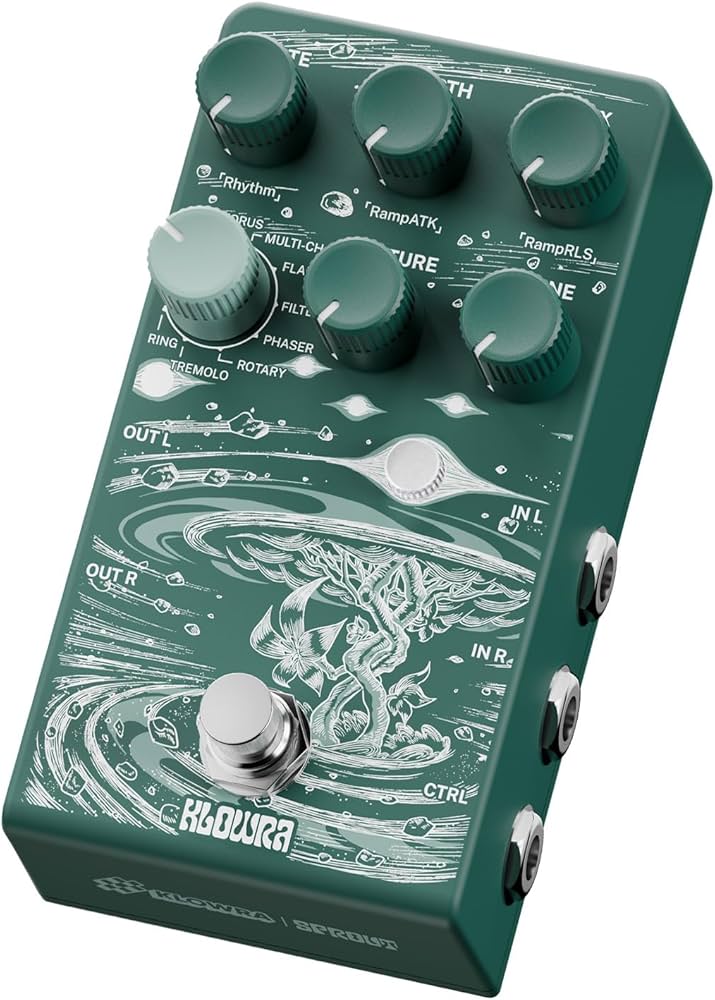 Amazon.com: Klowra Sprout Modulation Guitar Pedal for Electric