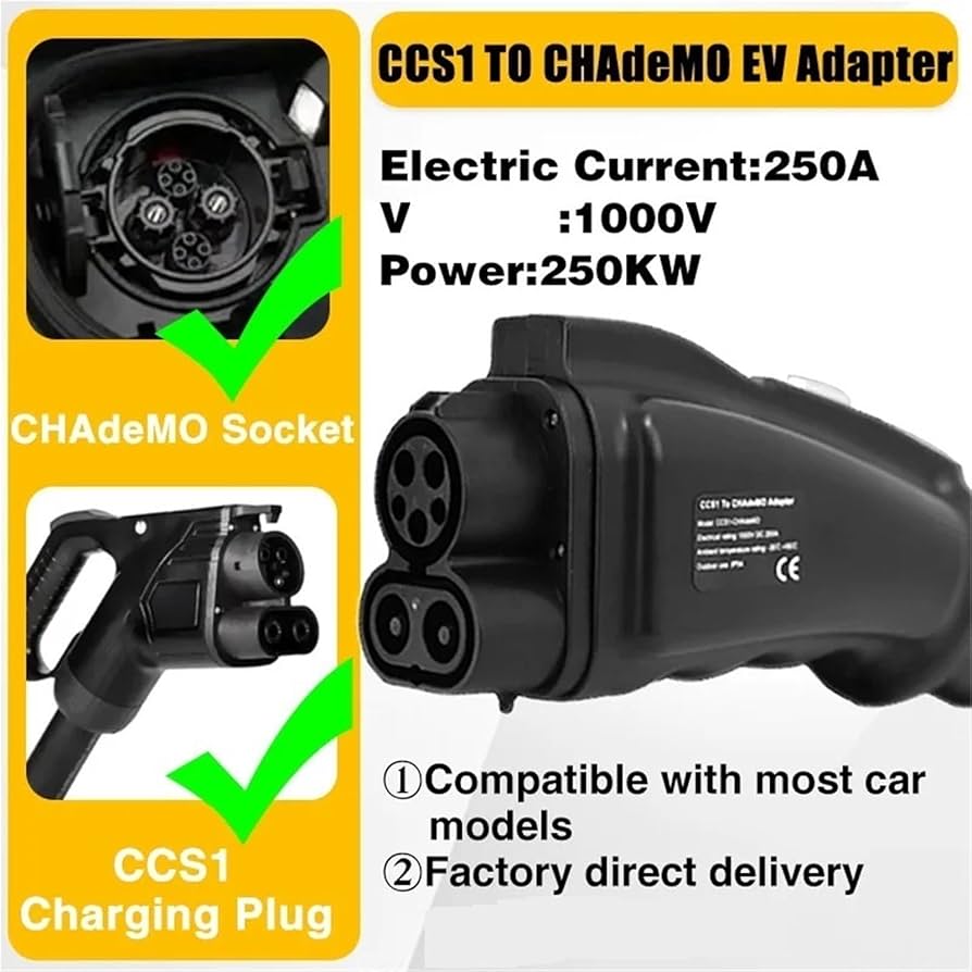Amazon.co.jp: 250A CCS1からCHAdeMO EVアダプター 250KW 1000V CCS