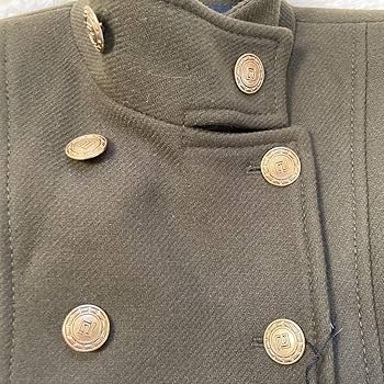 Amazon.co.jp: ZARA ナポレオンジャケット MANTECO ウール カーキ XS