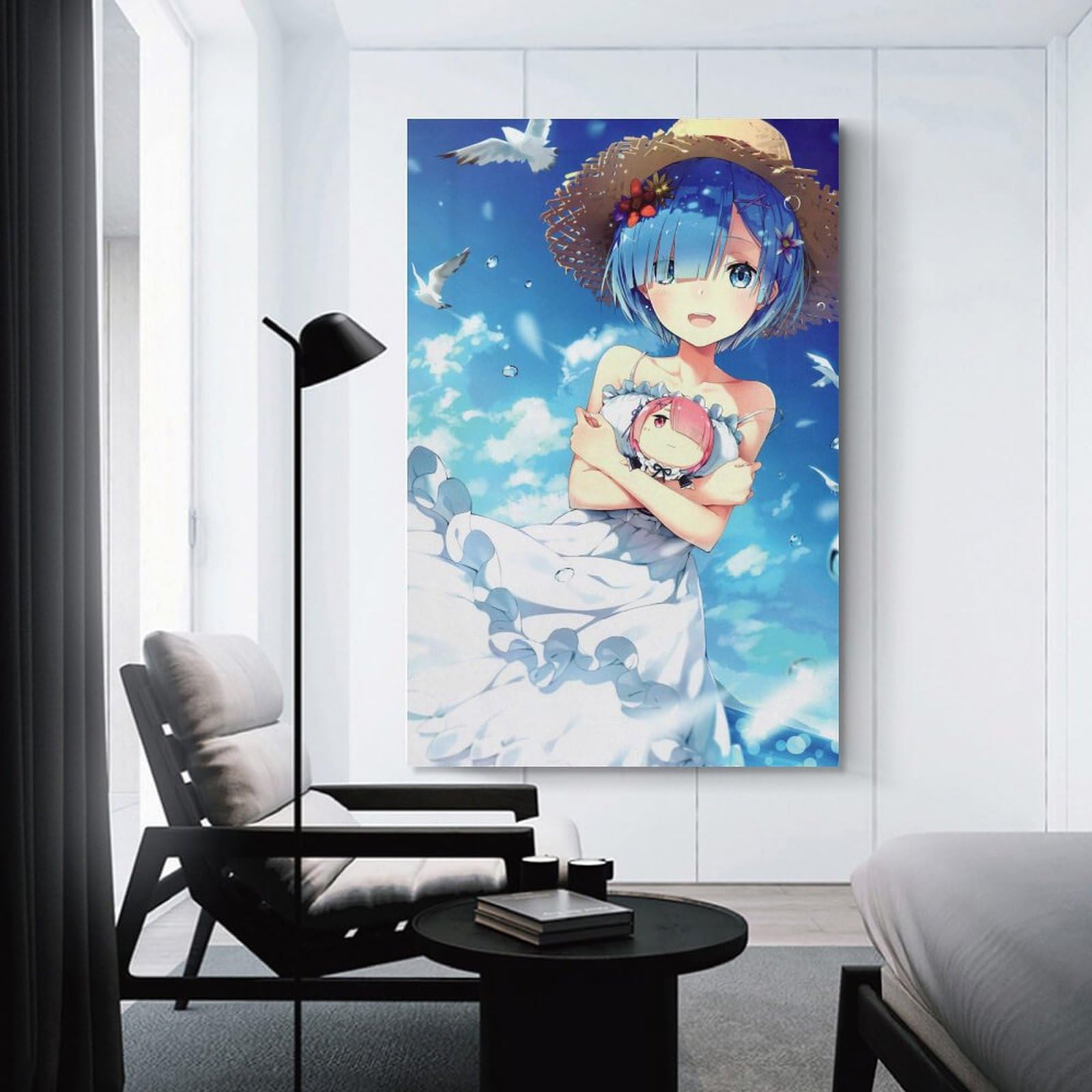 Amazon.co.jp: リゼロ レム ポスター アートパネル 絵画 壁掛け アート