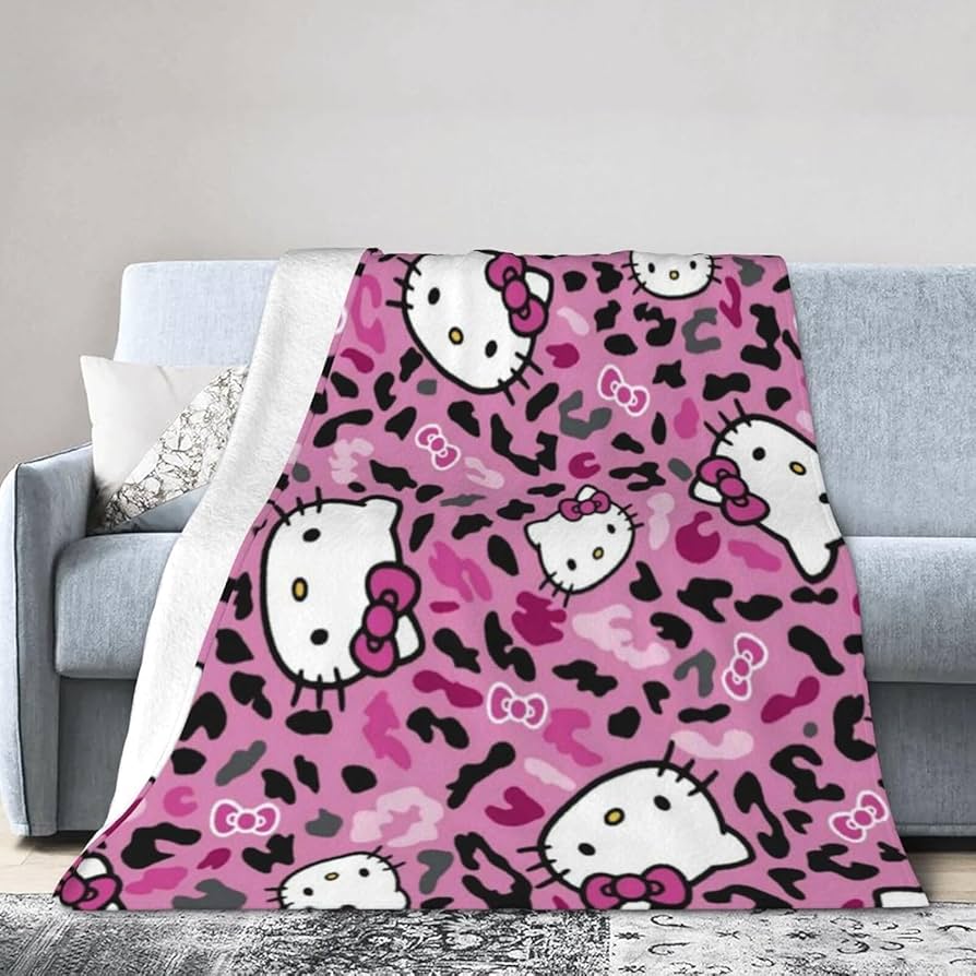 Amazon｜毛布 ハローキティ ブランケット 厚手 フランネル ふわふわ