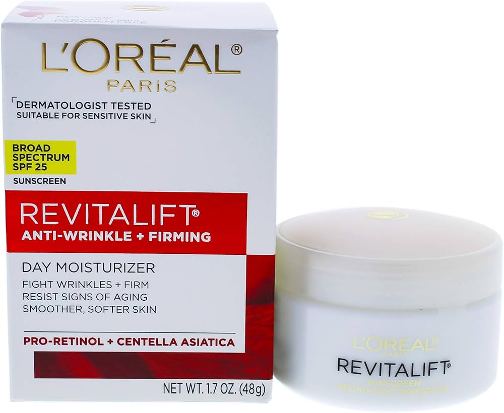 Amazon.com: L'Oréal Paris Revitalift Anti-Wrinkle + Firming Day