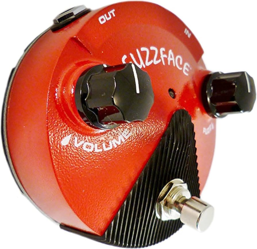 Amazon.com: Dunlop FFM2 Red GERMANIUM FUZZ FACE MINI Pedal w/ 9V