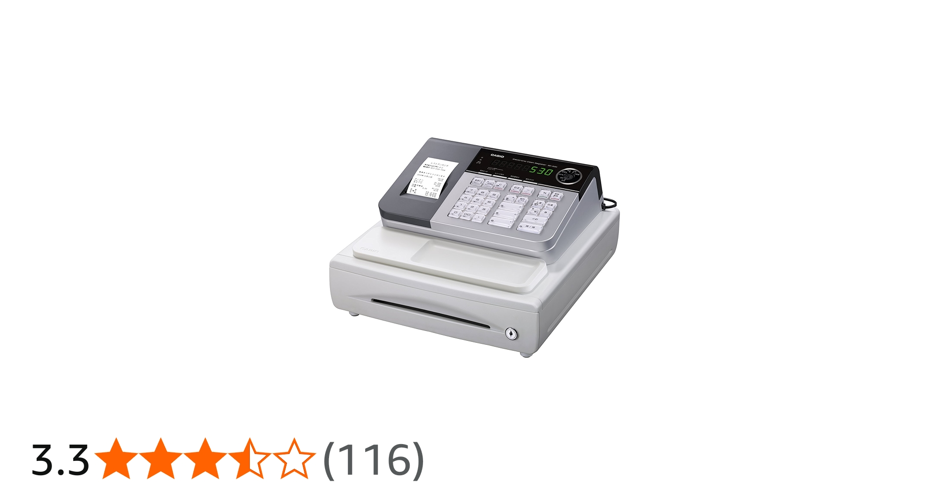 Amazon | カシオ レジスター 8部門 小型ドロア SE-S30-SRL