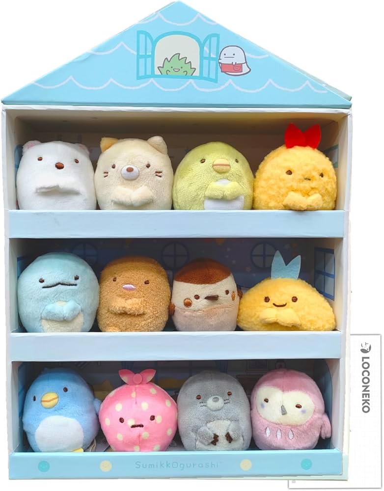 Amazon.co.jp: サンエックス すみっコぐらし てのりぬいぐるみ 12種