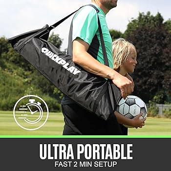 Amazon | QuickPlay Kickster エリートサッカーゴール - 超ポータブル