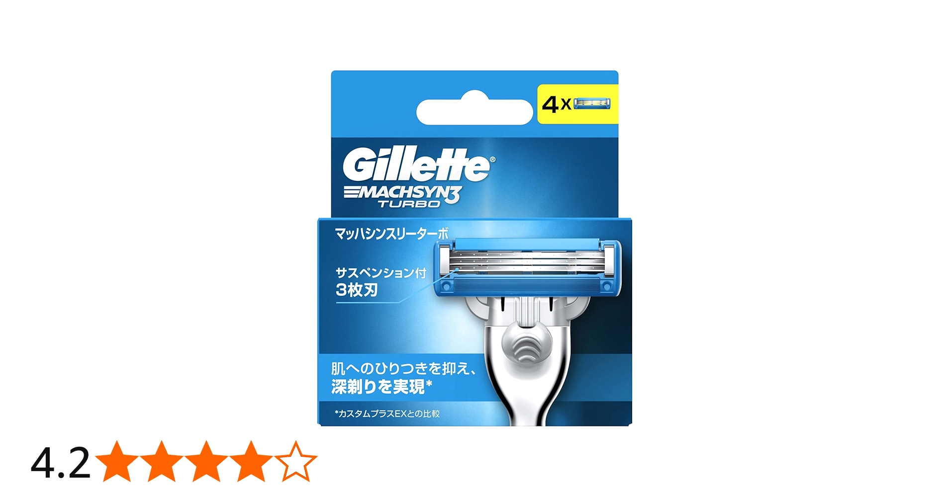Amazon.co.jp: Gillette ジレット マッハシンスリー ターボ 髭剃り