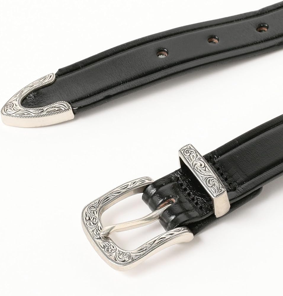 Amazon | [ビームス] レザー・ベルト TORY LEATHER 別注 1 Creased