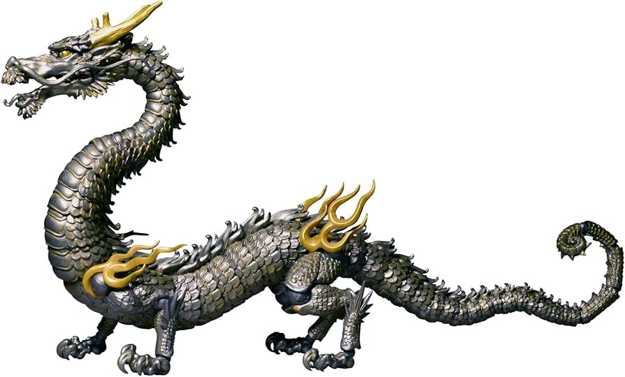 Amazon.co.jp: 海洋堂 タケヤ式自在置物 龍 鉄錆地調 ノンスケール