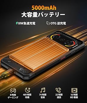 Amazon | FOSSiBOT F114 SIMフリー スマホ 本体 Android 15 スマホ