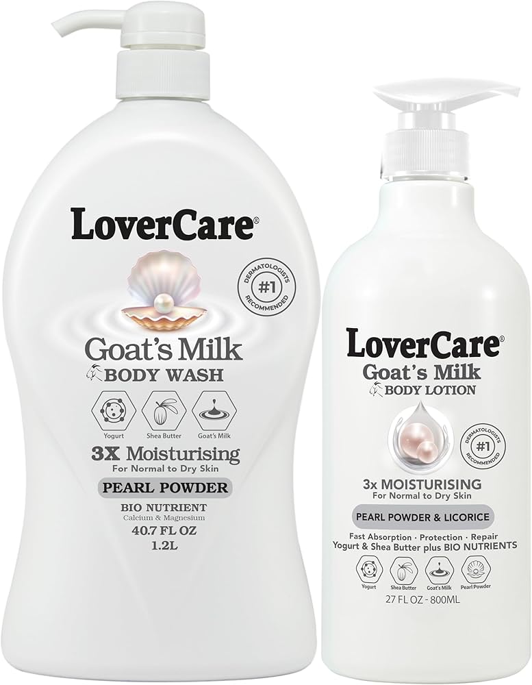 Amazon.com : Lover's Care Goat Milk Body Lotion for Dry Skin Pearl