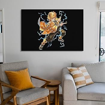 Amazon.co.jp: 鬼滅の刃 我妻善逸 ポスター アートパネル 装飾画