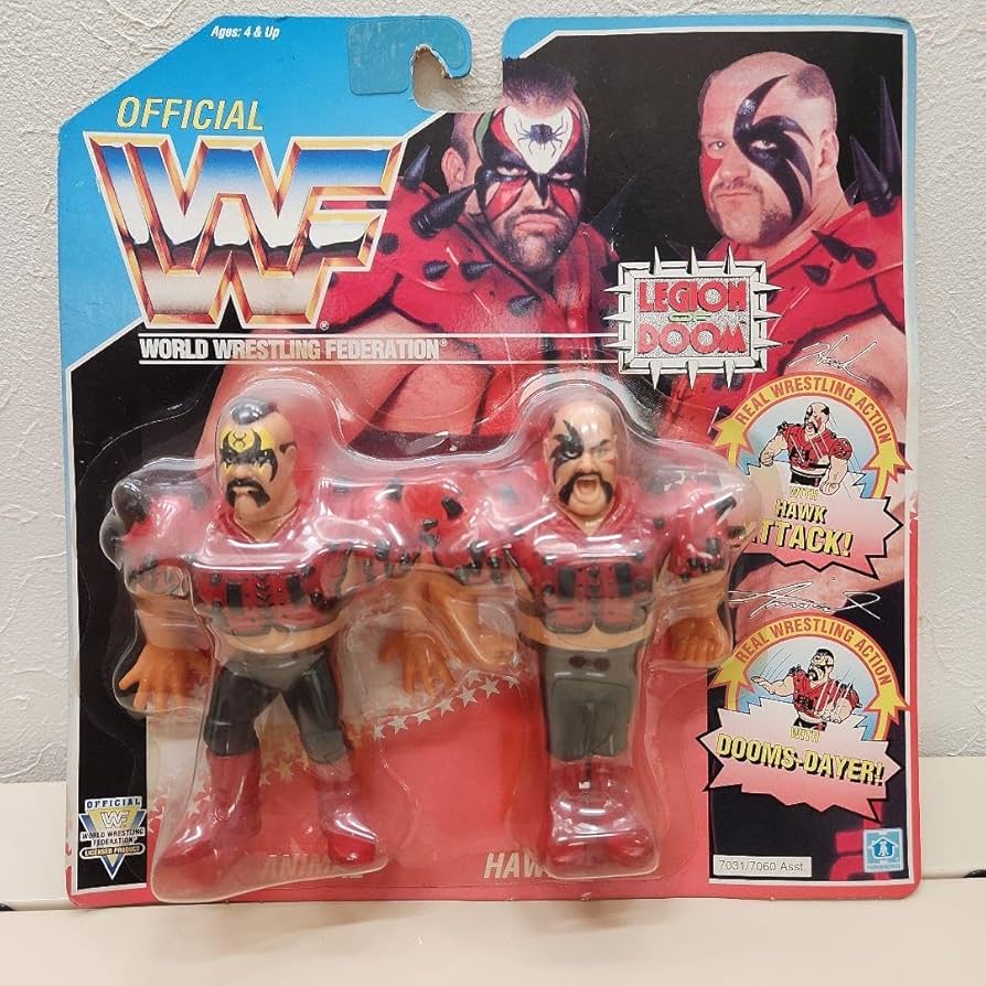 レア】WWFフィギュア「LEGION OF DOOM(ロードウォーリアーズ)」