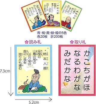 Amazon.co.jp: 五色百人一首クラスセット(生徒10名用) : おもちゃ