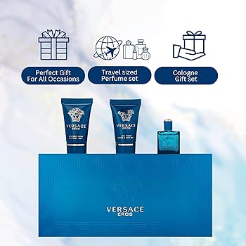 Amazon.com : Versace Eros Perfume for Men 3 Piece Mini Gift Set