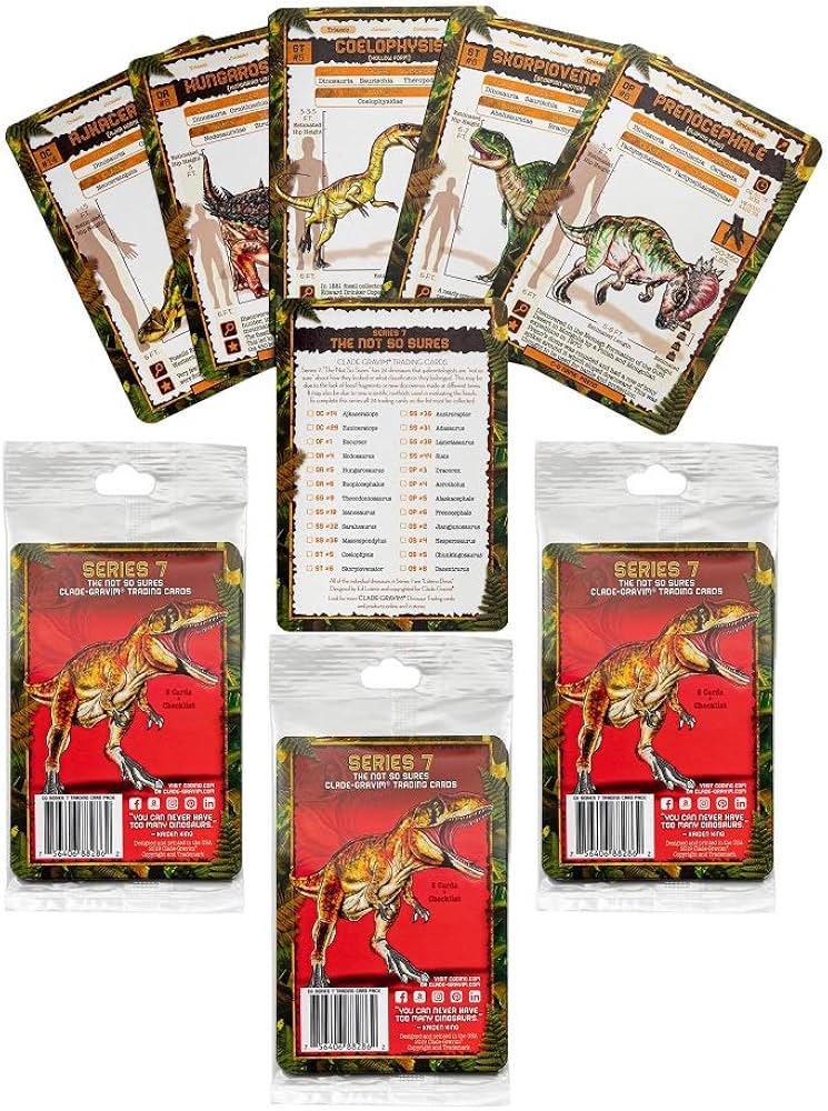 Amazon.co.jp: Clade-Gravim 恐竜トレーディングカード 男の子 大人